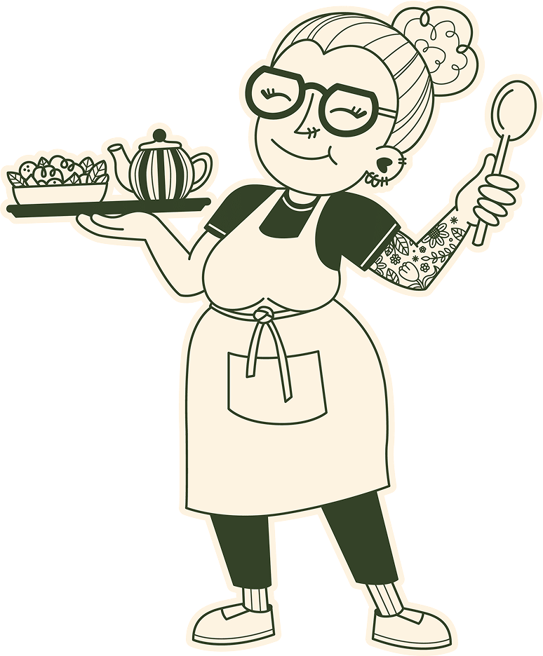 oh k-fée d'MJ - restaurant végétarien, salon de thé et traiteur végétal à Nantes. Cuisine maison, sans gluten, brunch, tapas et créations sur-mesure.